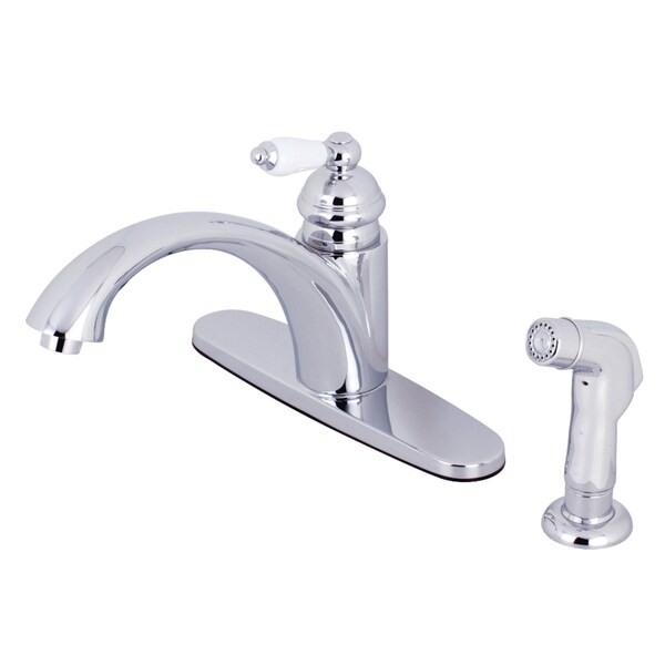 Kingston Brass KS6571PLSP Single-Handle Kitchen Faucet, Polished Chrome KS6571PLSP - main